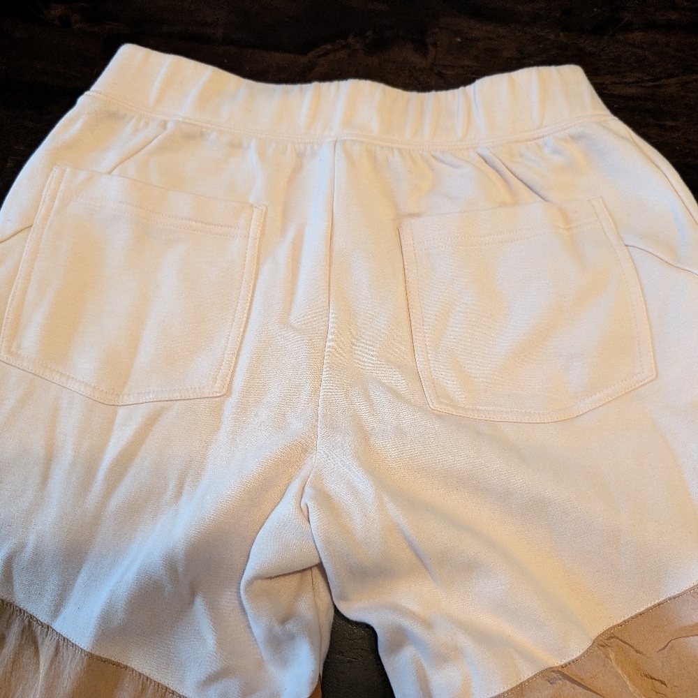 Free People Movement Flurry Pants, Women's Medium, Cream/Pink - Picture 9 of 9